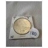 1881-O Morgan Silver Dollar. XF.