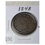 1848 Large Cent