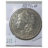 1891-O Morgan Dollar