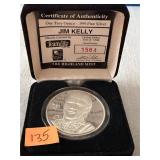 One Troy oz. .999 silver 'Jim Kelly' Round