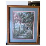 Oak Framed Picture