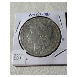 1881-O Morgan Dollar