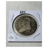 1811 Bust Half Dollar