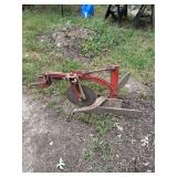 Garden Plow with Lawn Tractor Attachment