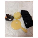 Evening Clutch; Dresser items; Antique Shoes