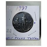 1797 Half Penny Token