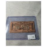 $30 Civil War Bond signed by Pres.Tyler's son