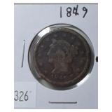 1849 Large Cent