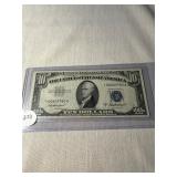 $10 Silver Certificate 'Star Note' 1953 A series