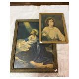 (2) Vintage Pictures (largest 16x20)