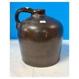 Brown Crock Jug 9' tall