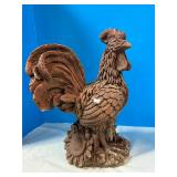 Concrete Rooster Lawn Ornament 19' tall- Heavy!