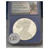 2017 W Silver Eagle $1 PF70 Ultra Cameo-Early rel.