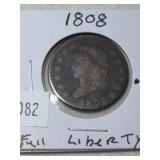 1808 Large Cent - Full Liberty