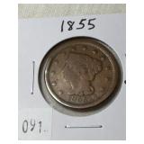 1855 Large Cent