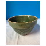 Green Stoneware Bowl (7' dia)