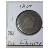 1810 Large Cent - Full Liberty