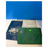 Set of 3 Vintage Bank Money Bags