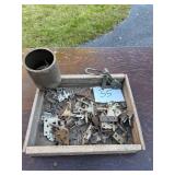 Vintage Assorted Hinges and Hardware