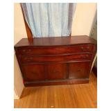 Vintage Mahogany Buffet Credenza
