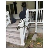 Metal Cat Silhouette Weathervane