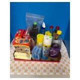 Assorted Household Cleaning Supplies Lot