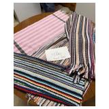 Set of Four Colorful Rag Rugs