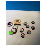 Vintage Political Button & Memorabilia