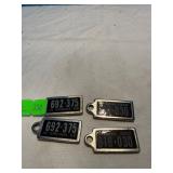 Vintage Disabled American Veterans Tags