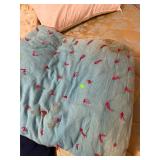Vintage Hand-Tied Cotton Quilt