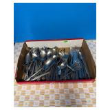 Large Assorted Stainless Steel Flatware