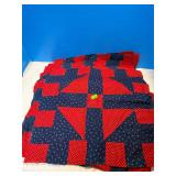 12 Hand-Pieced Quilt Squares