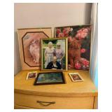 Vintage Framed Prints and Photos Lot