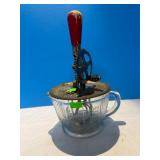 Vintage Glass Batter Mixer
