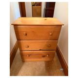 Three-Drawer Pine Chest