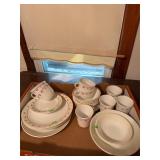 Mixed CorningWare Corelle Dinnerware Set