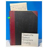 Dovesville Mutual Telephone Ledger