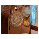 Vintage Pressed Glassware Assortment