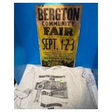 Bergton Community Fair Poster & T-Shirt