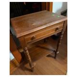 Vintage Spindle Leg Side Table
