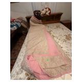 Vintage Floral Hand-Tied Quilt