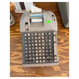 Vintage Mechanical Adding Machine