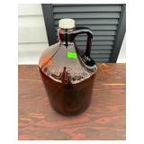 Vintage Amber Glass Clorox Jug