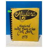 1978 Mayland Church of Christ Cookbook
