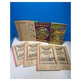 Vintage Almanac Collection - 6 Pieces