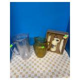 Kitchen Glassware and Olive Oil Set
