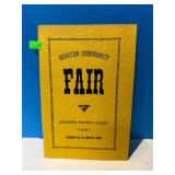 1954 Bergton Community Fair Program