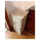 Vintage 2-Drawer Metal File Cabinet