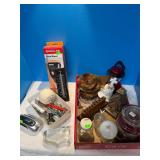 Mixed Lot: Mueller Brace, Decor, & Tools