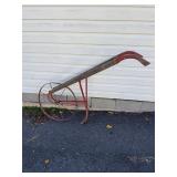 Vintage Hand-Push Garden Plow